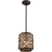 Rosslyn Mocha Deep Bronze Mini Pendant - Mini-Pendants