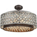 Rosslyn Weathered Zinc Matte Silver Pendant - Pendants