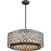 Rosslyn Weathered Zinc Matte Silver Pendant - Pendants