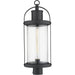 Roundhouse Black Outdoor Post Mount Fixture | theLightShop