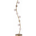 Rover Metallic Gold LED Floor Lamp - Floor Lamps
