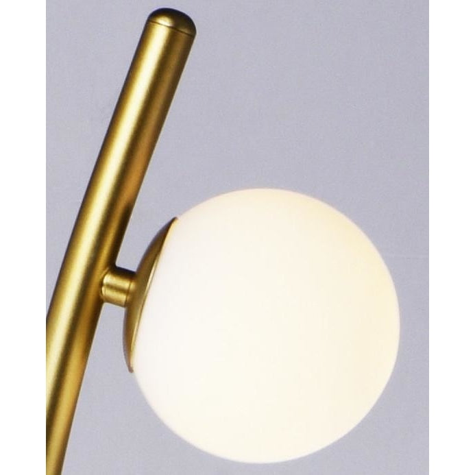 Rover Metallic Gold LED Floor Lamp - Floor Lamps