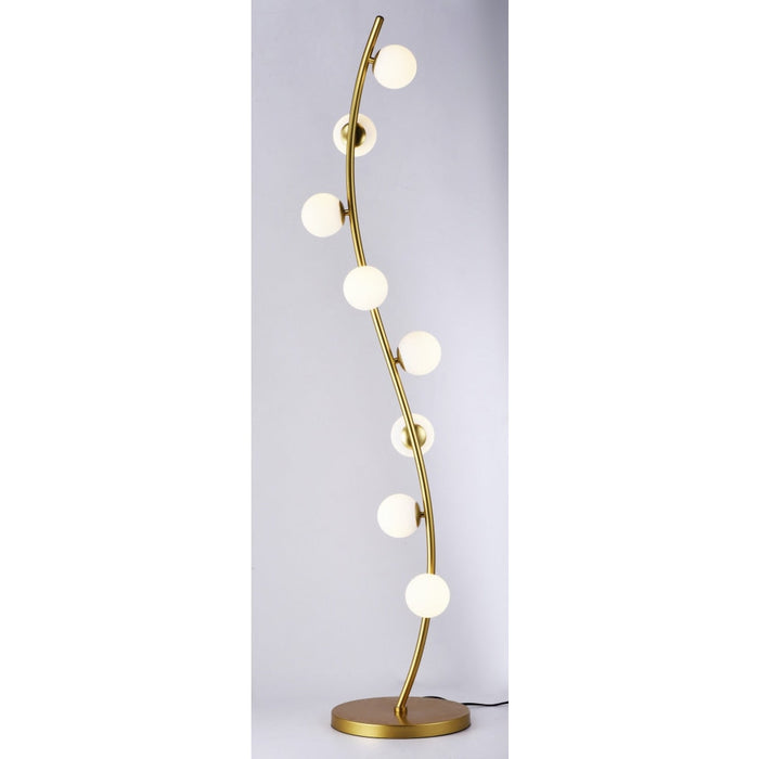 Rover Metallic Gold LED Floor Lamp - Floor Lamps