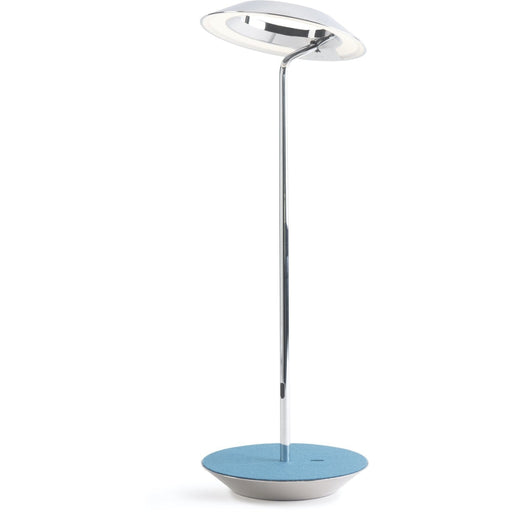 Royyo Desk Lamp Chrome body Azure Felt base plate - Desk Lamp