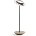 Royyo Desk Lamp Matte Black body White Oak base plate - Desk Lamp