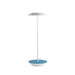 Royyo Desk Lamp Matte White body Azure Felt base plate - Desk Lamps