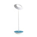 Royyo Desk Lamp Matte White body Azure Felt base plate - Desk Lamps