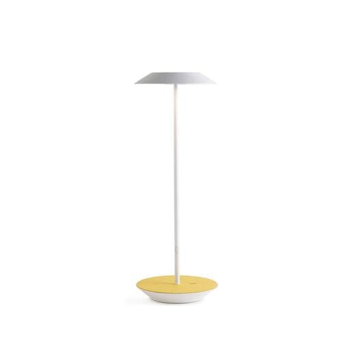 Royyo Desk Lamp Matte White body Honeydew Felt base plate - Desk Lamps