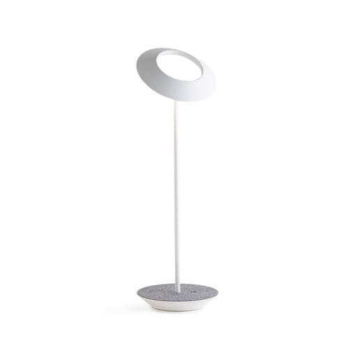 Royyo Desk Lamp Matte White body Oxford Felt base plate - Desk Lamps
