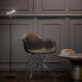 Royyo Floor Lamp Chrome Body Azure Felt base plate - Floor Lamps
