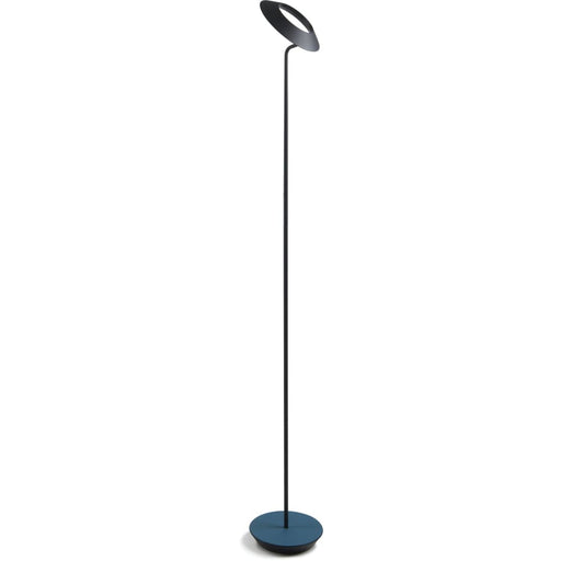 Royyo Floor Lamp Matte Black Body Azure Felt base plate - Floor Lamp