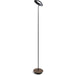 Royyo Floor Lamp Matte Black Body Oiled Walnut base plate - Floor Lamp