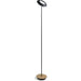 Royyo Floor Lamp Matte Black Body White Oak base plate - Floor Lamp