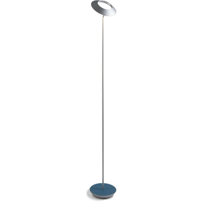 Royyo Floor Lamp Silver Body Azure Felt base plate - Floor Lamp