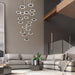 Royyo Pendant (Circular with 19 pendants) Silver Silver Canopy - Pendants