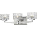 Rubicon Brushed Nickel Vanity | theLightShop