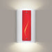 Ruby Current Satin White Wall Sconce - Wall Sconce