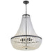Rylee 8 Light Matte Black Chandelier - Chandeliers