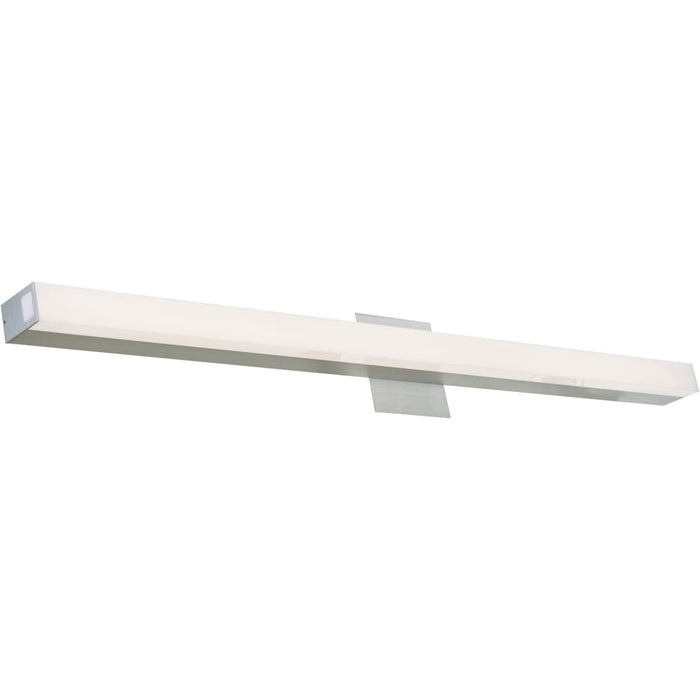 Sabre Brushed Aluminum 1 Light LED Vanity Bath - Vanity Bath