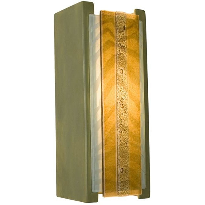 Safari Sagebrush and Albino Caramel Wall Sconce - Wall Sconce