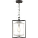 Salinger Charcoal Satin Nickel Mini Pendant - Mini-Pendants