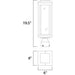 Salon LED Black LED Outdoor Pole/Post Mount - Outdoor Pole/Post Mount