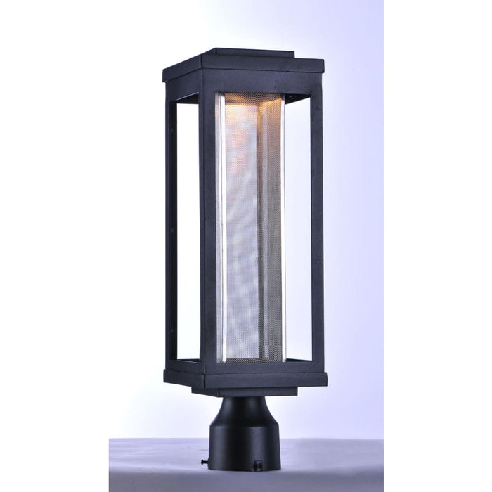 Salon LED Black LED Outdoor Pole/Post Mount - Outdoor Pole/Post Mount