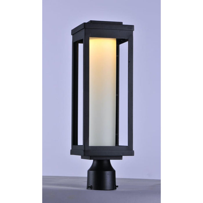 Salon LED Black LED Outdoor Pole/Post Mount - Outdoor Pole/Post Mount