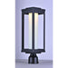 Salon LED Black LED Outdoor Pole/Post Mount - Outdoor Pole/Post Mount