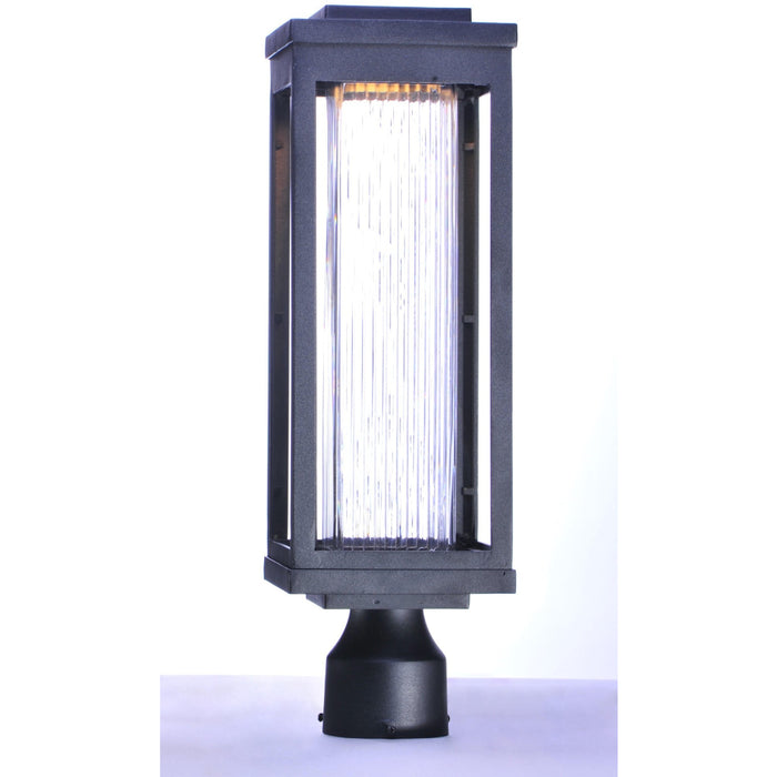 Salon LED Black LED Outdoor Pole/Post Mount - Outdoor Pole/Post Mount