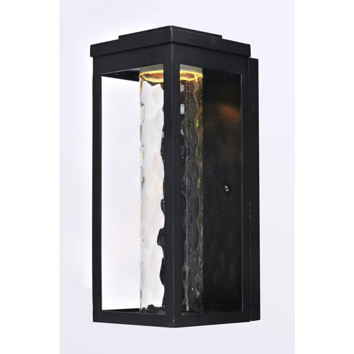 Salon LED Black LED Outdoor Wall Mount - Outdoor Wall Mount