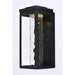 Salon LED Black LED Outdoor Wall Mount - Outdoor Wall Mount