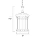 Santa Barbara DC Sienna Outdoor Hanging Lantern - Outdoor Hanging Lantern