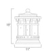Santa Barbara VX Sienna Outdoor Deck Lantern - Outdoor Deck Lantern