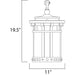 Santa Barbara VX Sienna Outdoor Hanging Lantern - Outdoor Hanging Lantern