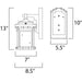 Santa Barbara VX Sienna Outdoor Wall Mount - Outdoor Wall Mount