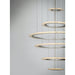 Saturn II LED Matte Silver LED Multi-Light Pendant - Pendants