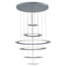 Saturn II LED Matte Silver LED Multi-Light Pendant - Pendants