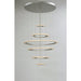 Saturn II LED Matte Silver LED Multi-Light Pendant - Pendants