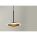 Saucer Black / Gold LED Mini Pendant - Mini-Pendants