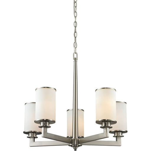 Savannah Brushed Nickel Chandelier | theLightShop