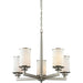 Savannah Brushed Nickel Chandelier | theLightShop