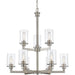 Savannah Brushed Nickel Chandelier | theLightShop