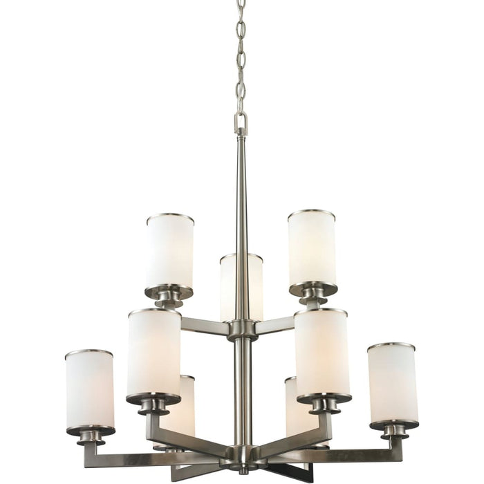Savannah Brushed Nickel Chandelier | theLightShop