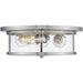 Savannah Brushed Nickel Flushmount | theLightShop