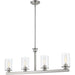 Savannah Brushed Nickel Island Billiard Pendant | theLightShop