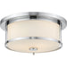 Savannah Chrome Flushmount | theLightShop