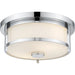Savannah Chrome Flushmount | theLightShop