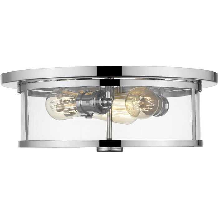 Savannah Chrome Flushmount | theLightShop