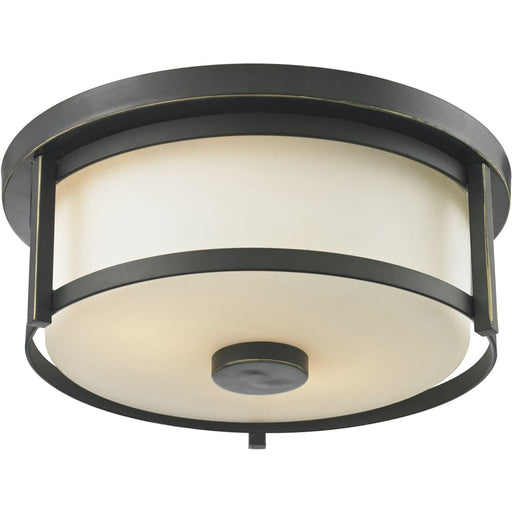 Savannah Olde Bronze Flushmount | theLightShop